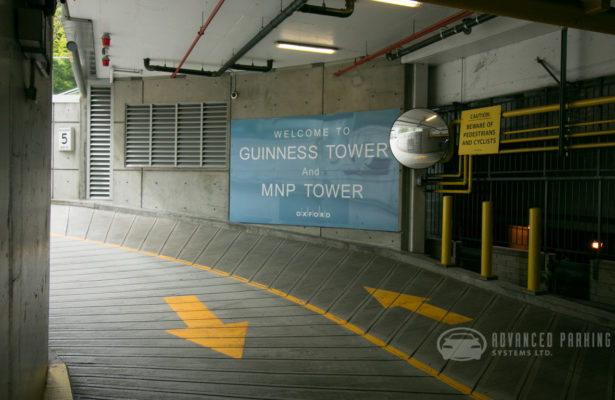 advanced parking lot guiness tower